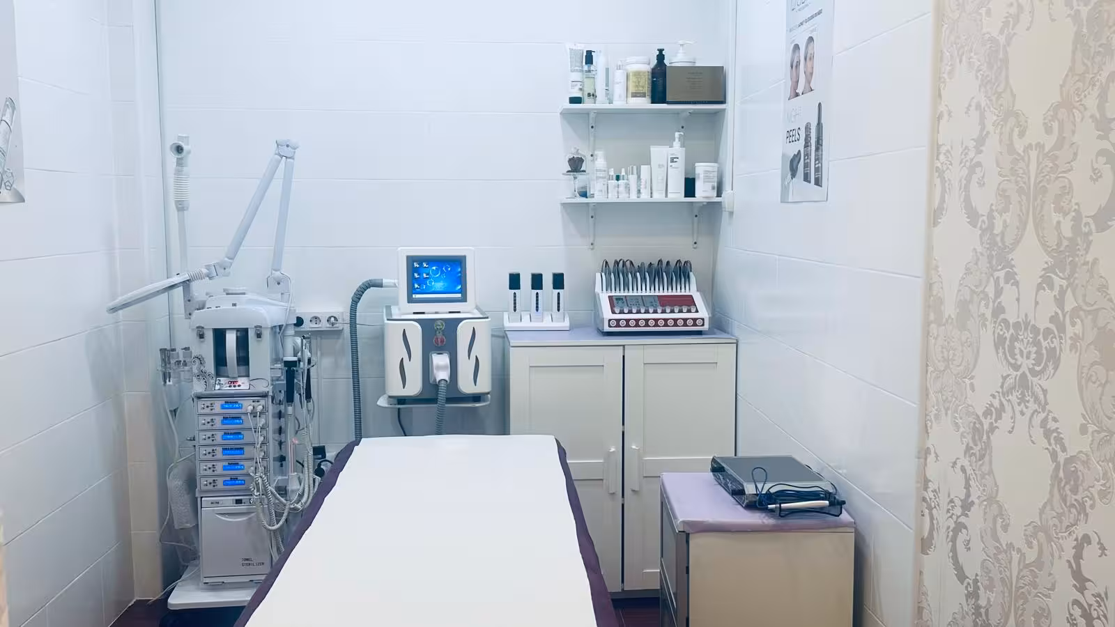 Sala de tratamientos faciales y depilación - Vista de nuestro salón de belleza